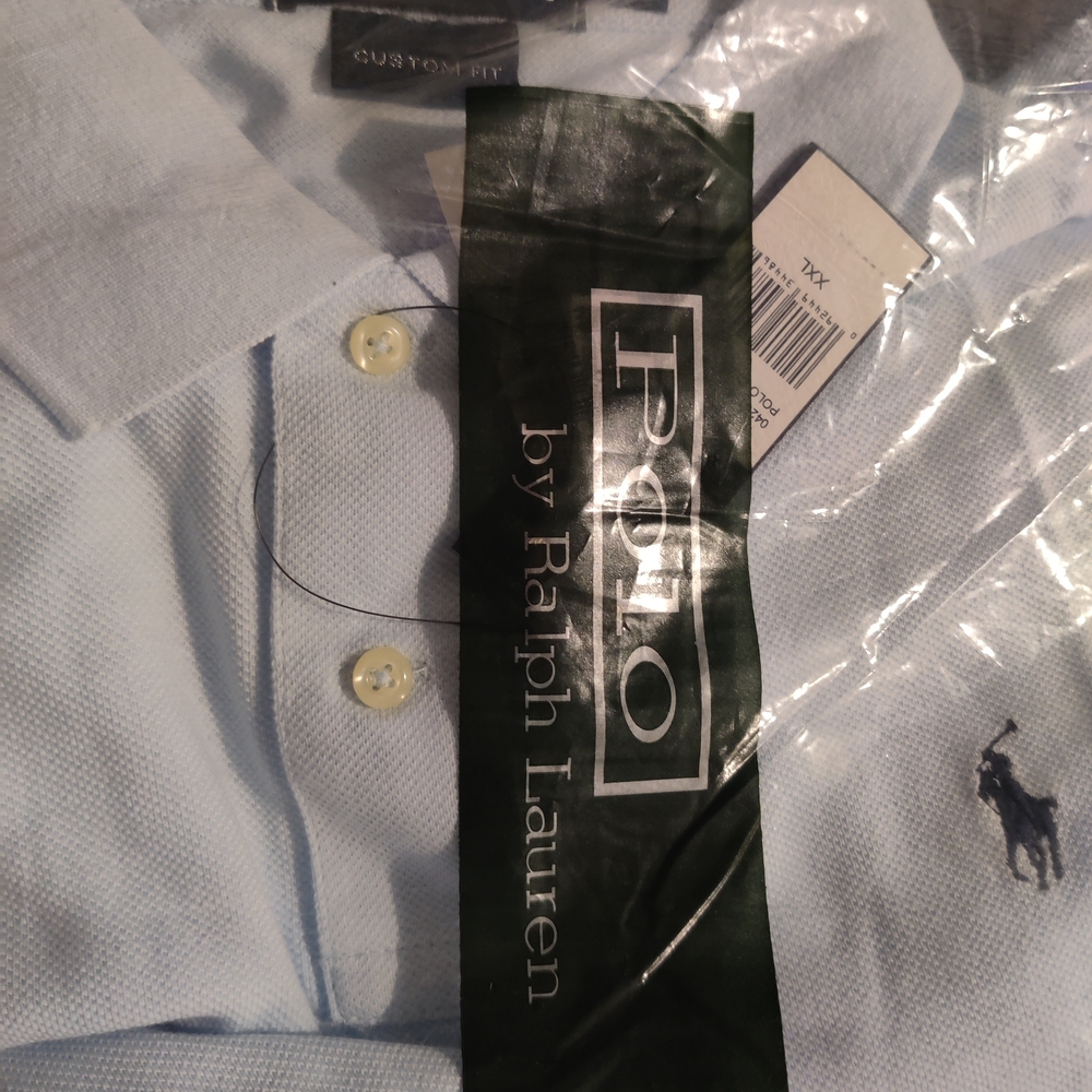 Polo by Ralph Lauren Men's Light Blue Shirt
